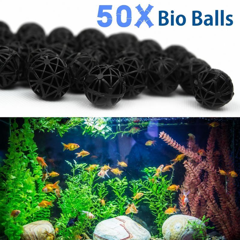 Aquarium Fish Buy - 50Pcs 16mm Aquarium Bio Filter Balls
