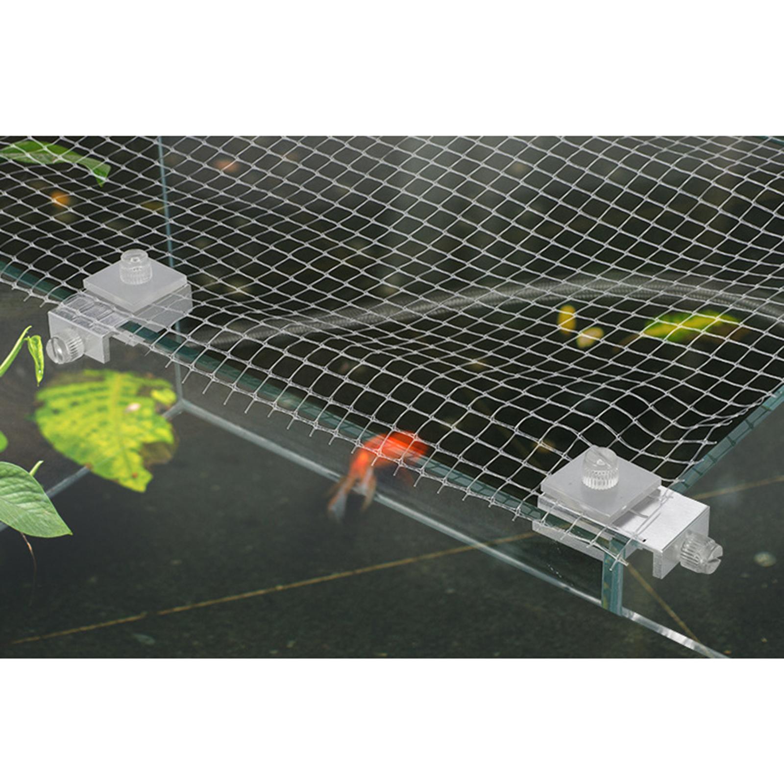Aquarium Fish Jumping - Fish Tank Anti Jumping Net Clip