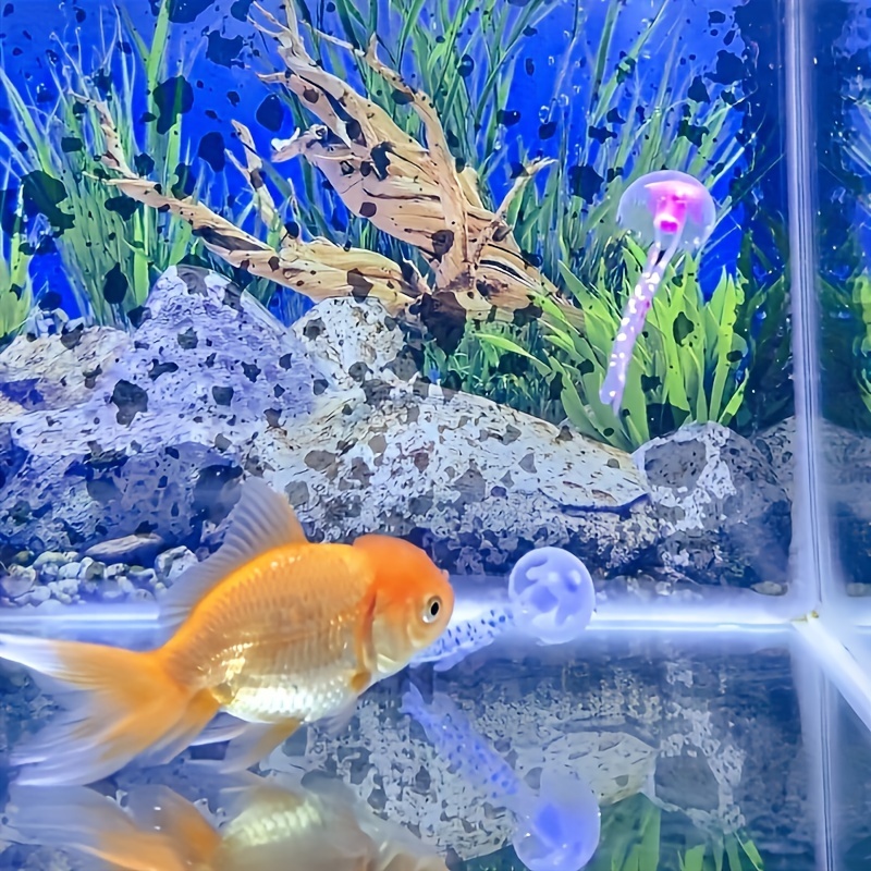 3/5Pcs Luminous Jellyfish Aqua - Fish Toys For Aquarium recension och pris