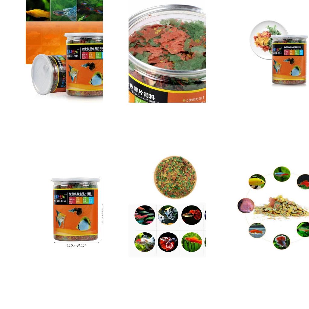 Fish Flakes Forage Fish Protei - Fish Food Flake recension och pris