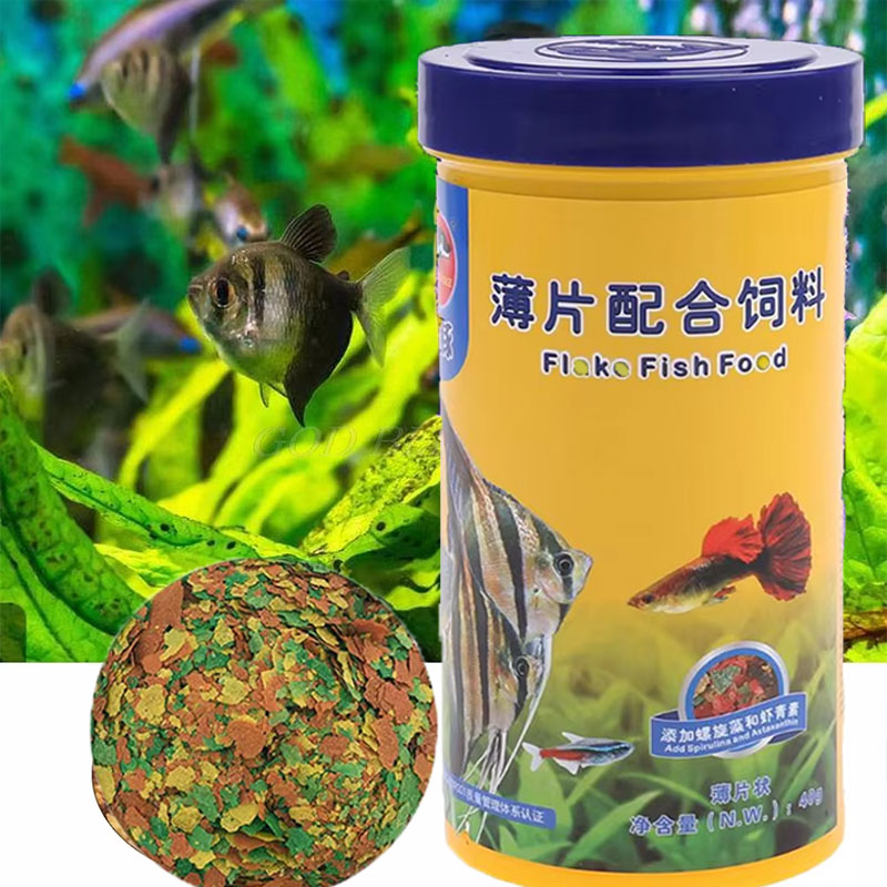 NEW Healthy Fish Food Flakes F - Fish Food Flake recension och pris