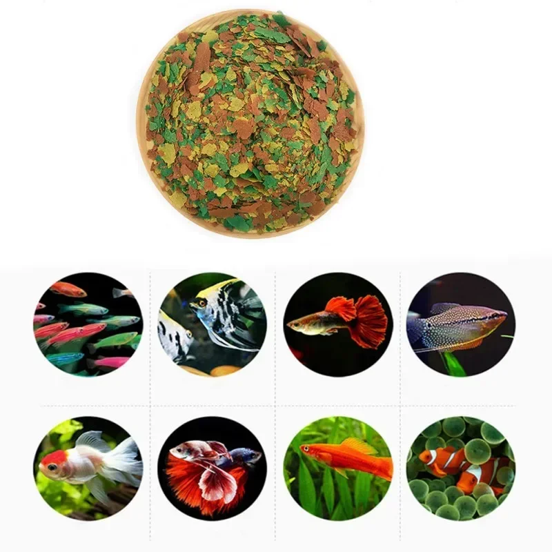 Fish Food Coloring and Brighte - Fish Food Flake recension och pris