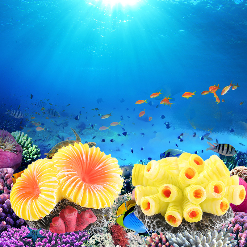 Mini Resin Simulated Coral Sea - Fish Toys For Aquarium recension och pris