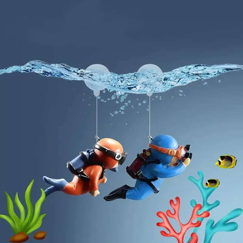 Fish Tank Diver Ornaments Land - Aquarium Fish Popular recension och pris
