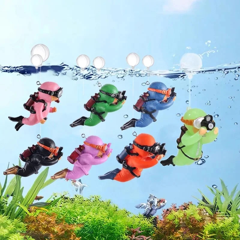 1/2pcs Fish Tank Diver Ornamen - Aquarium Fish Popular recension och pris