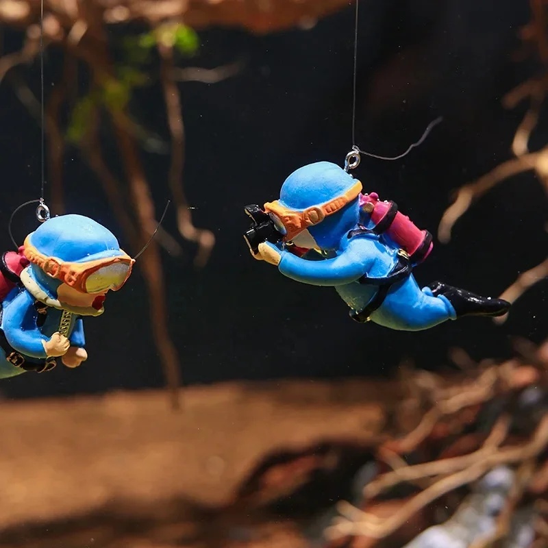 1/2pcs Fish Tank Diver Ornamen - Aquarium Fish Popular recension och pris