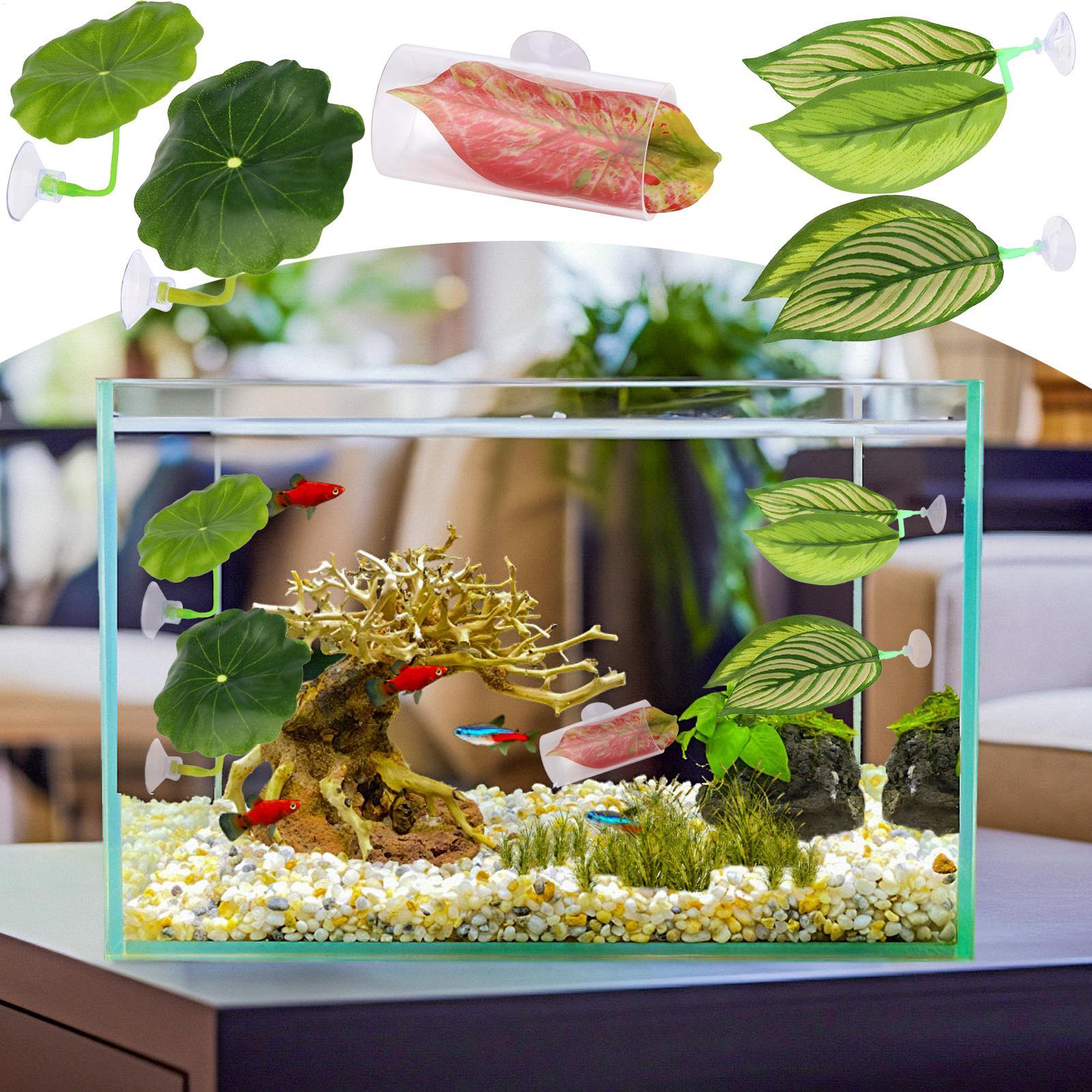 Betta Fish Hammock 5 Pieces Ad - Fish Toys For Aquarium recension och pris