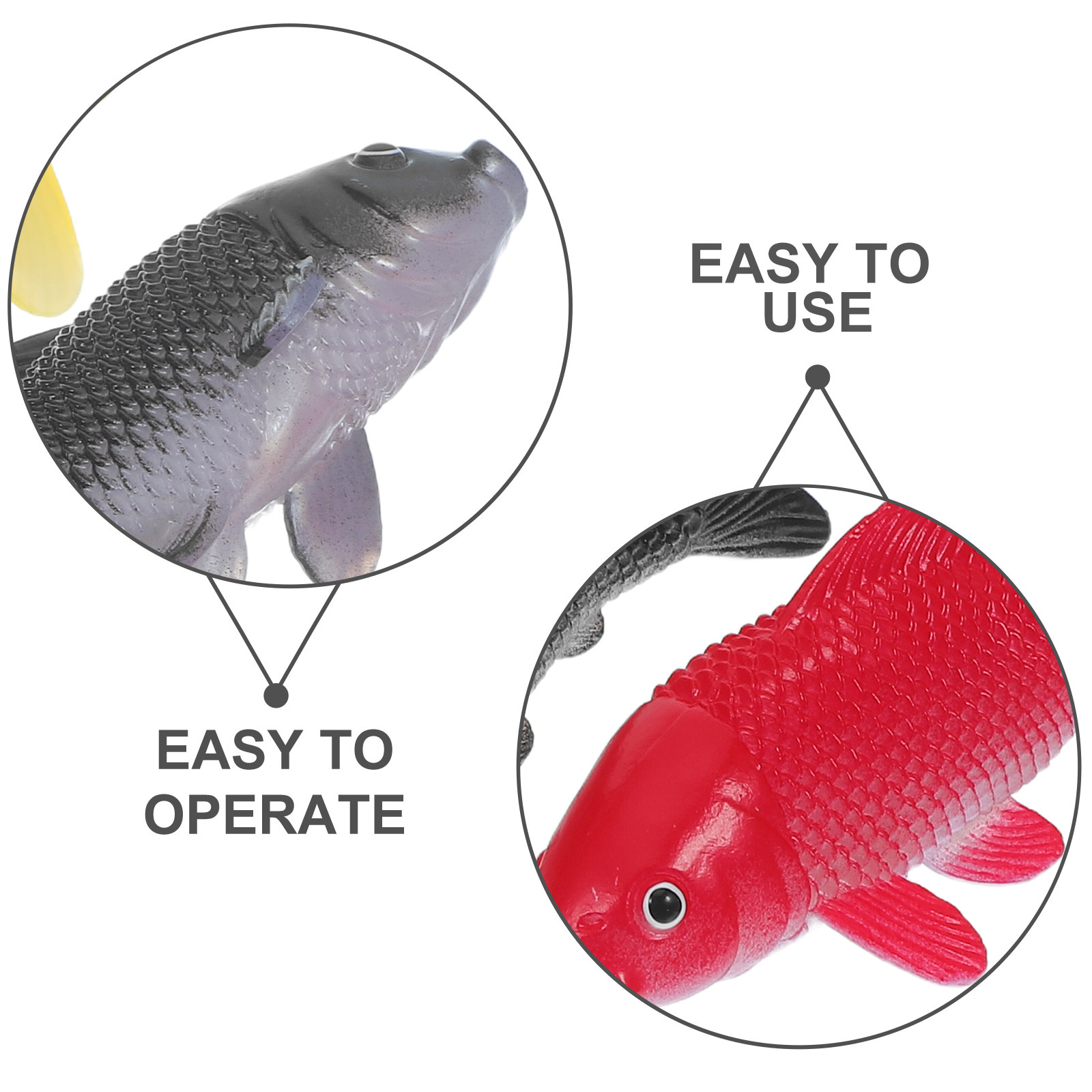 3pcs Fish Crafts Toys Realisti - Fish Toys For Aquarium recension och pris