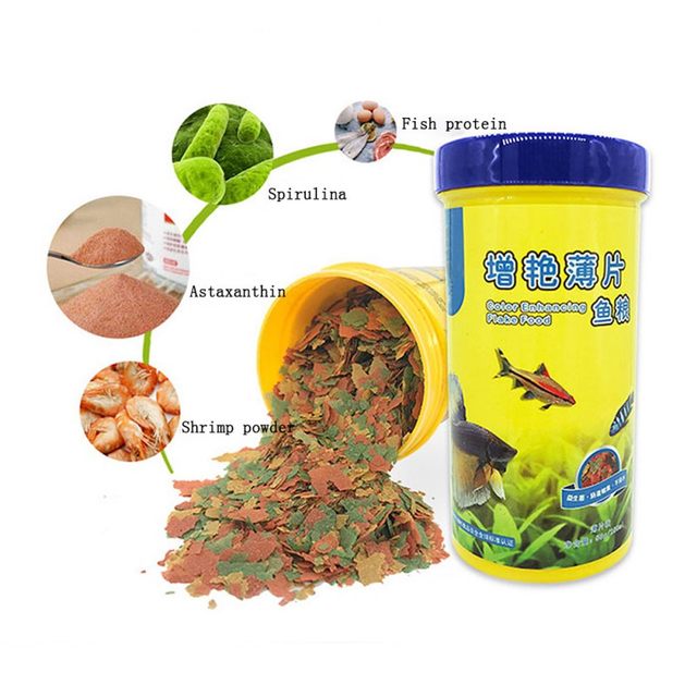 40g Fish Food Coloring and Bri - Fish Food Flake recension och pris