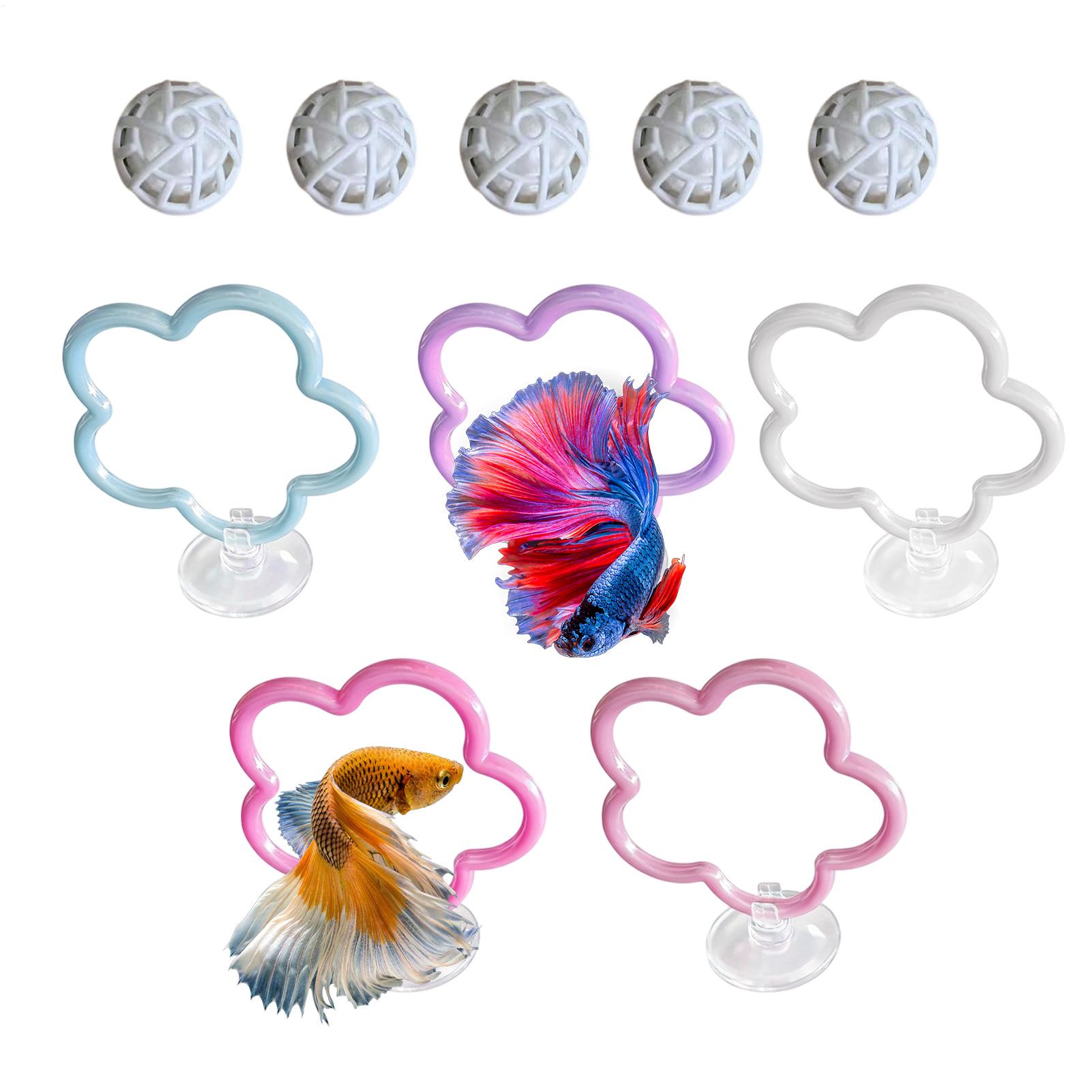 Betta Fish Toys 5 Pieces Color - Fish Toys For Aquarium recension och pris
