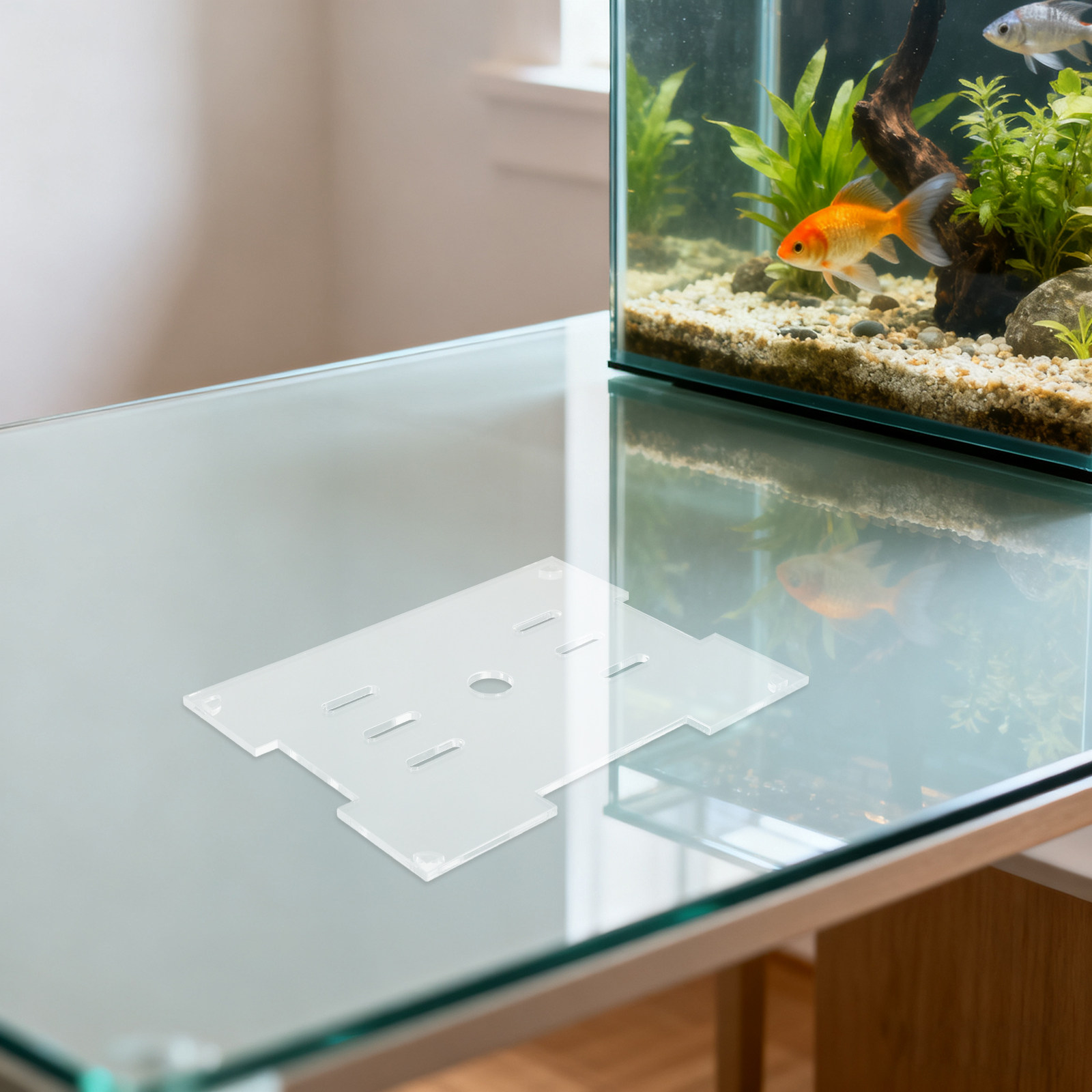Transparent Acrylic Aquarium L - Aquarium Fish Jumping recension och pris