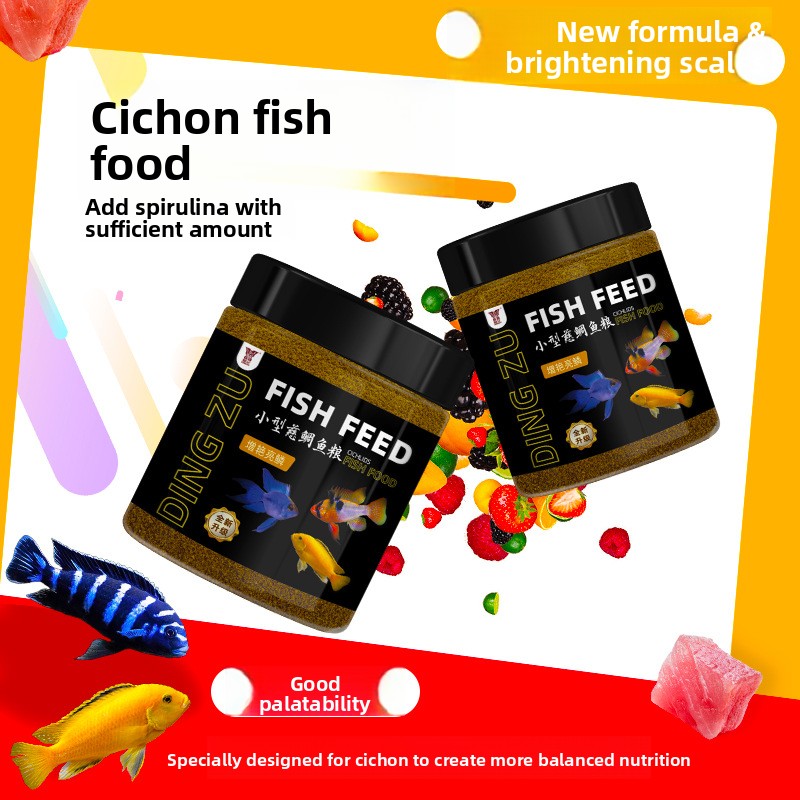 DINGZU Cichlid Fish Food Formu - Fish Food Flake recension och pris