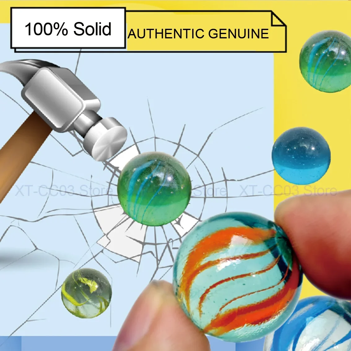 16mm Colorful Glass Marbles Ki - Aquarium Fish Game recension och pris